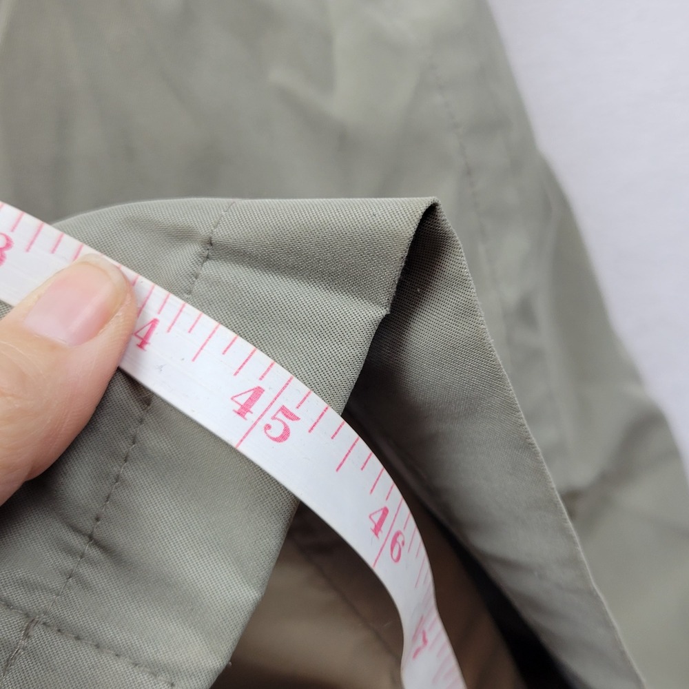 Eddie Bauer Trench‎ Coat Womens Medium Petite Parka Coat Long Puffer Down Lined - Picture 8 of 16